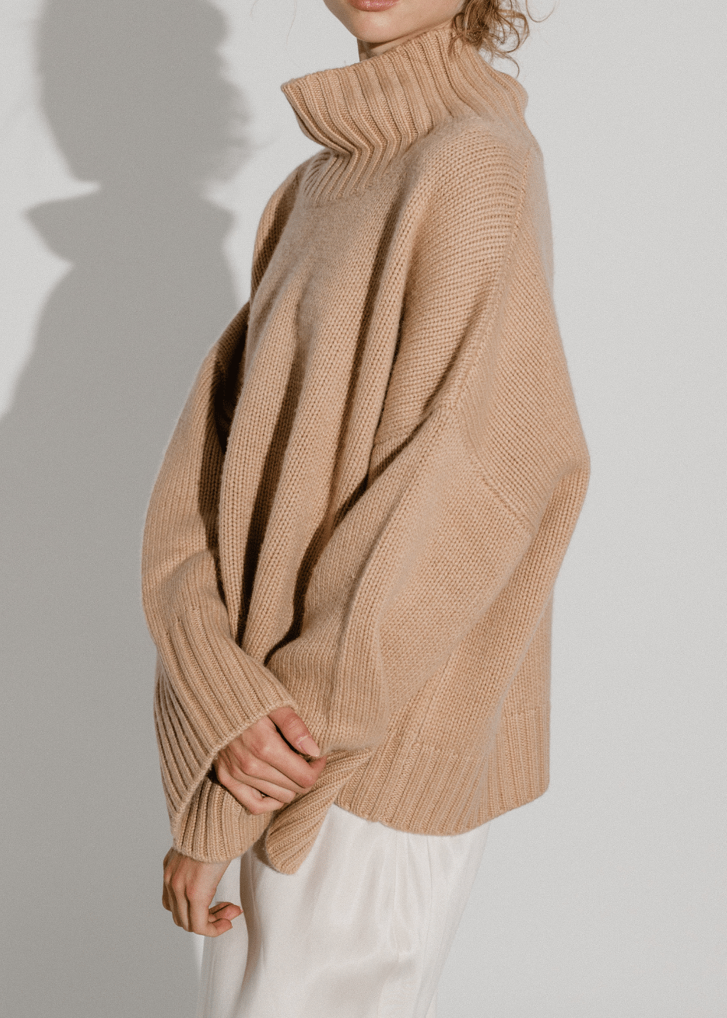 Soft Goat Girlfriend Turtleneck in Camel | Shop Tula
