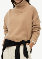 Soft Goat Girlfriend Turtleneck in Camel | Shop Tula