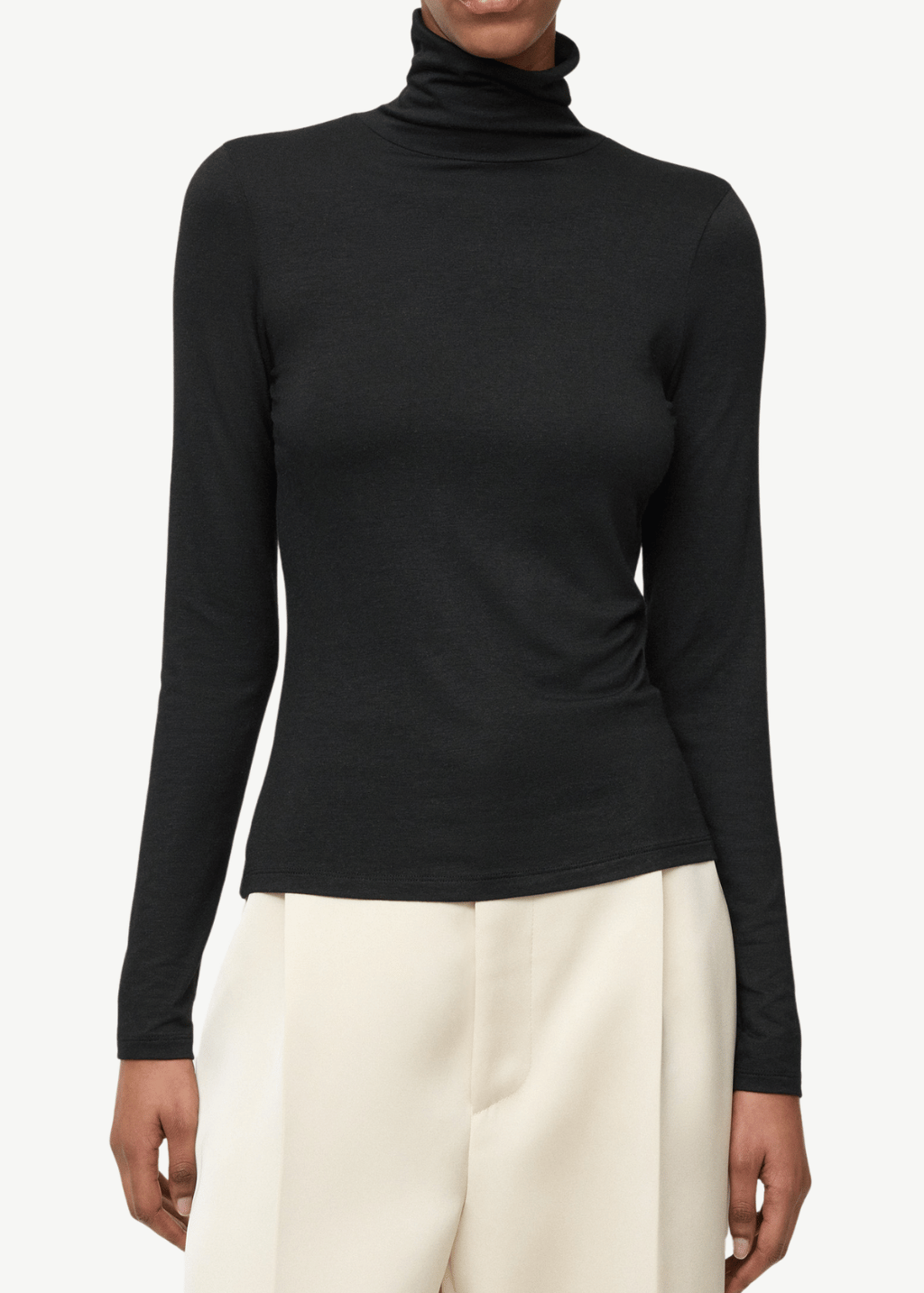 Soft Goat Lightweight Jersey Turtleneck | Shop Tula
