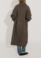 Soft Goat Oversized Houndstooth Coat | Shop Tula
