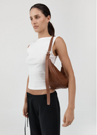St. Agni Adjustable Crescent Bag Chestnut | Shop Tula