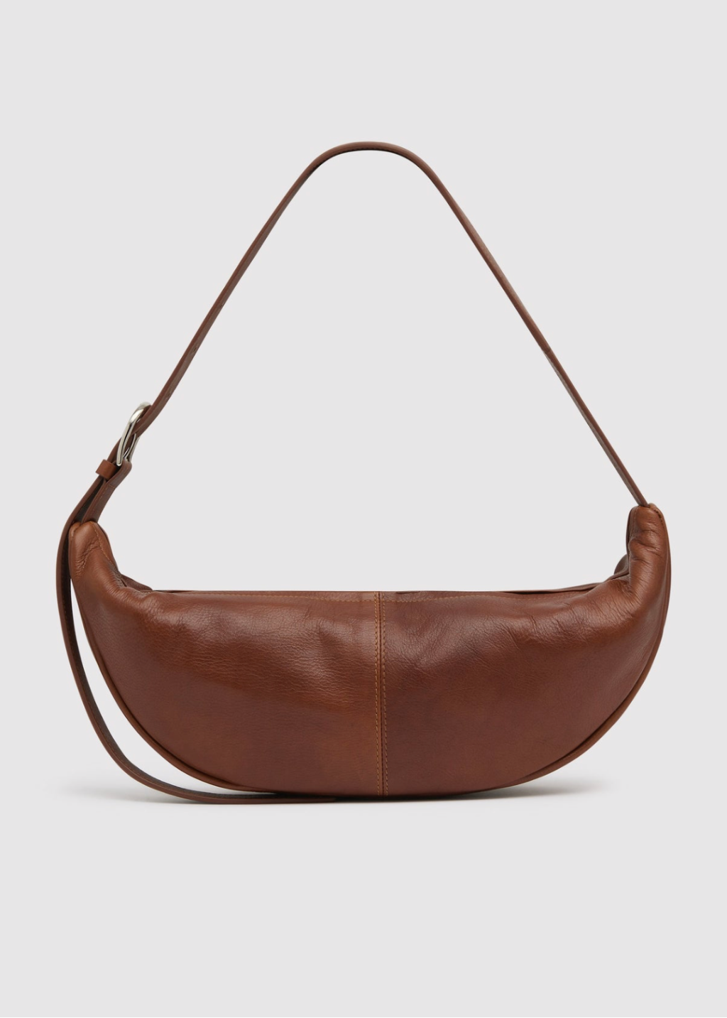 St. Agni Adjustable Crescent Bag in Chestnut | Shop Tula