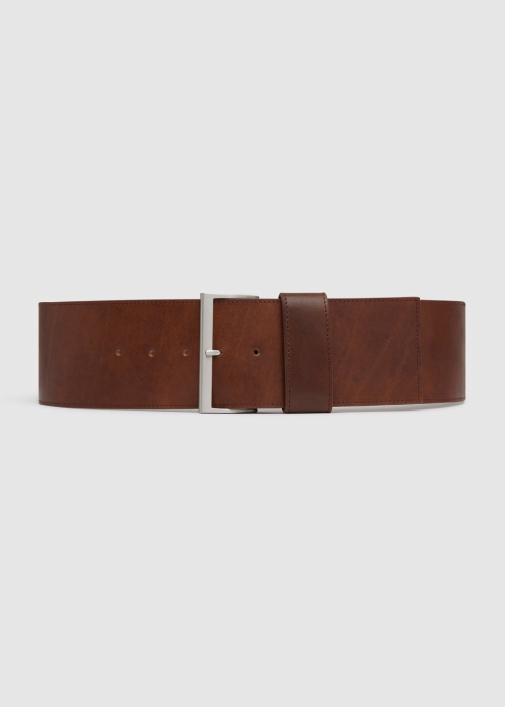 St. Agni Wide Classic Belt in Brown | Shop Tula