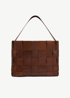 St. Agni Woven Large Tote in Chestnut | Shop Tula