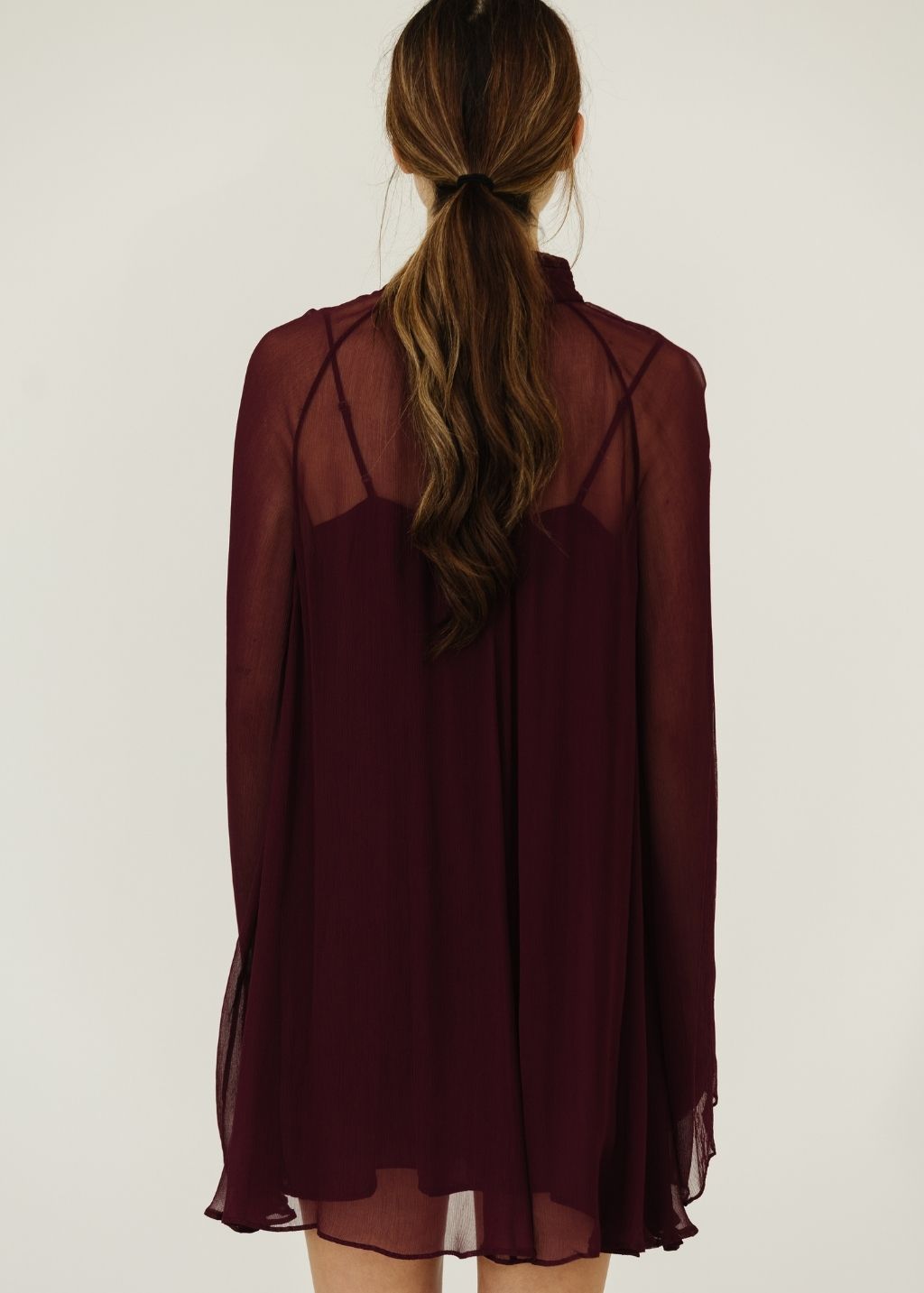 Staud Esther Mini Dress Maroon | Shop Tula