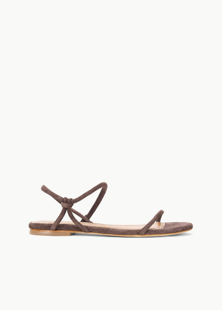 Staud Laurel Sandal in Mahogany | Tula's Online Boutique