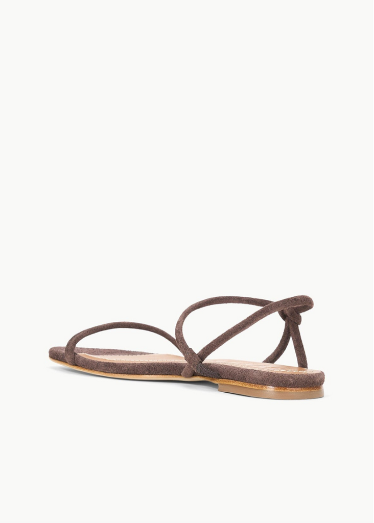 Staud Strappy Laurel Sandal in Mahogany | Tula's Online Boutique