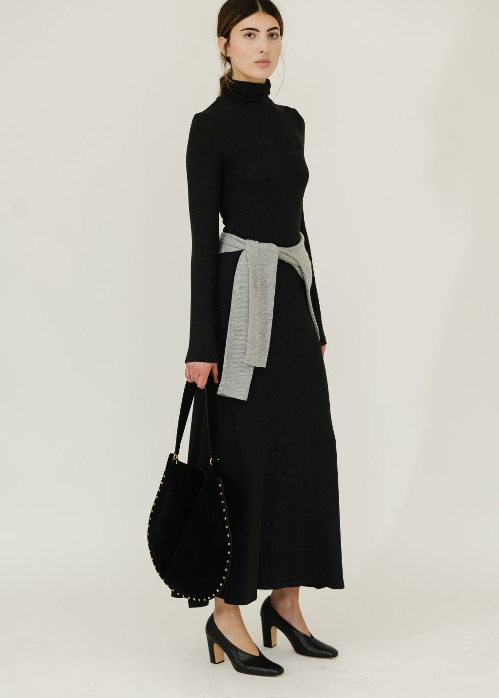 Staud Vanya Dress in Black | Shop Tula