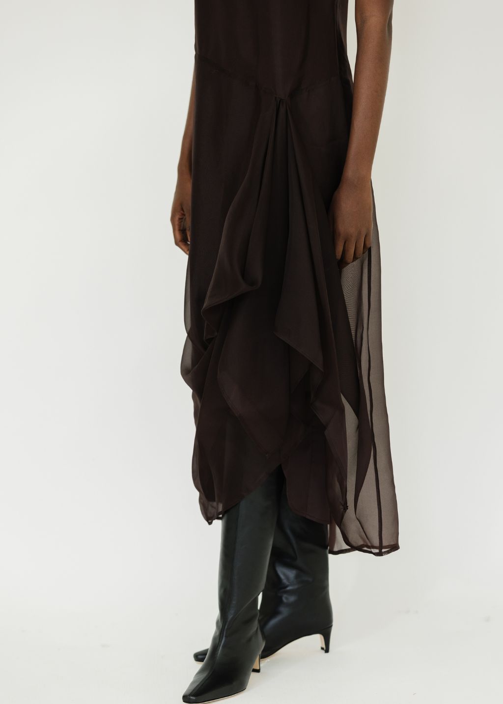 Staud Viola Dress Skirt Details | Shop Tula