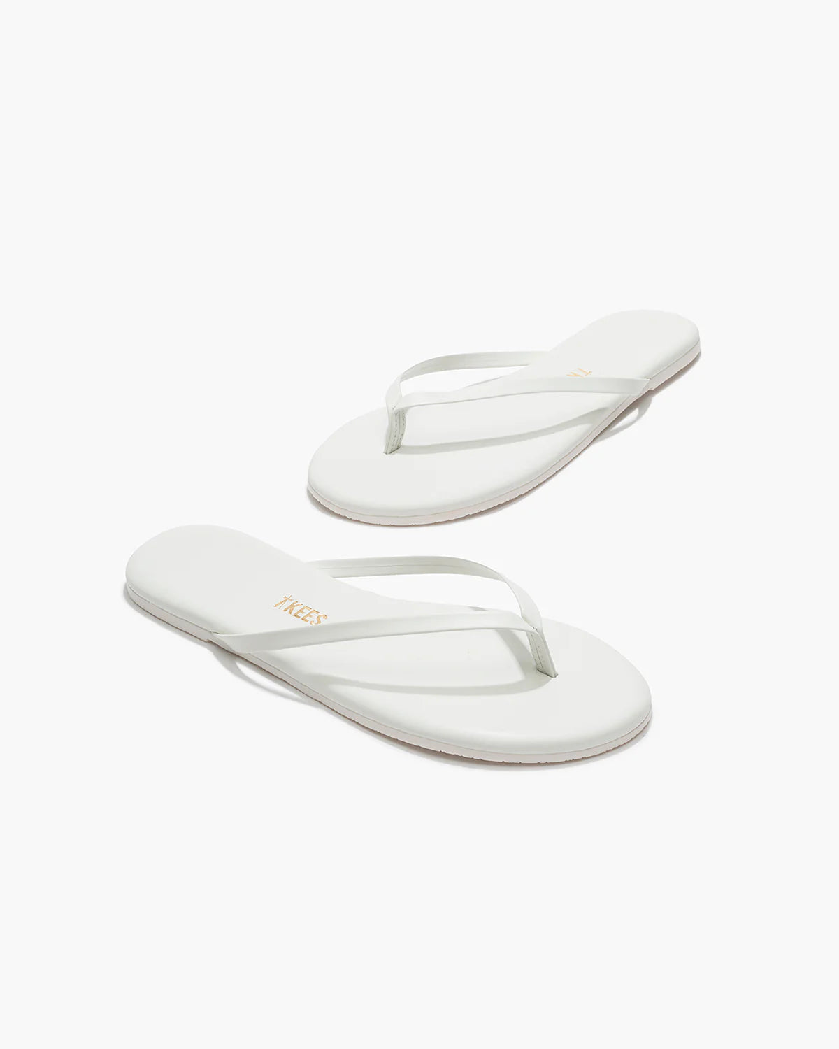 TKEES Flip Flop Solid in White | Shop Tula