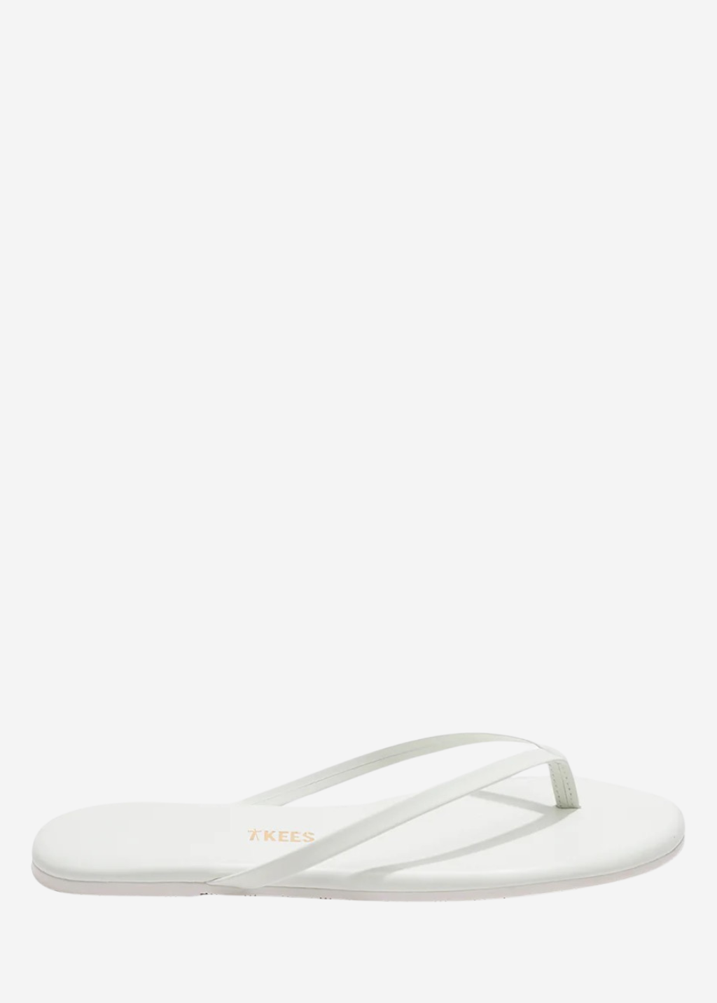TKEES Flip Flop Solid in White | Tula Designer Boutique