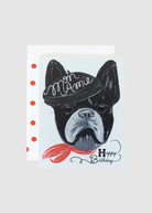 The First Snow Mon Amie French Bull Dog Birthday Card | Shop Tula