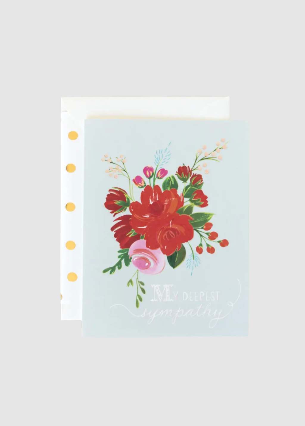 The First Snow Sympathy Flowers Greeting Card | Shop Tula