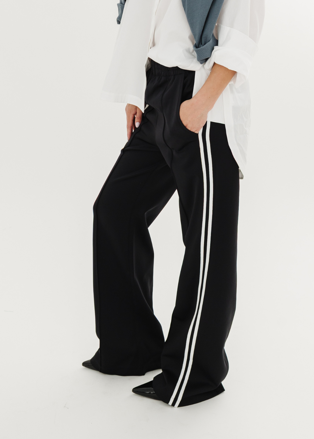 Tibi Active Knit Scottie Striped Jogger| Shop Tula