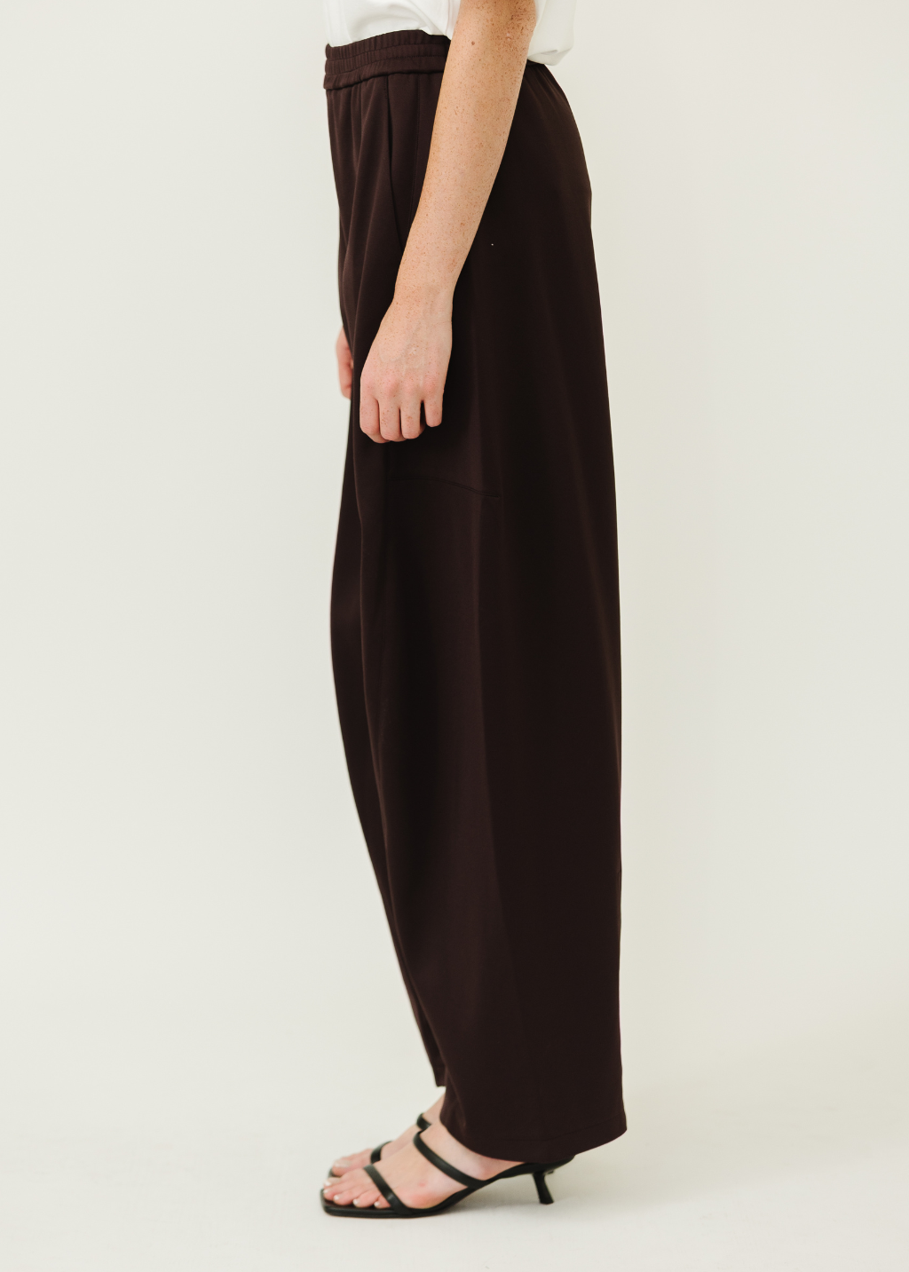 Tibi Active Knit Winslow Pant in Brown | Shop Tula