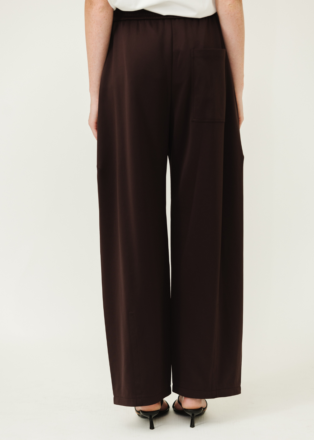 Tibi Active Knit Winslow Pant in Brown | Shop Tula