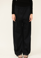 Tibi Active Knit Winslow Pant in Navy | Shop Tula
