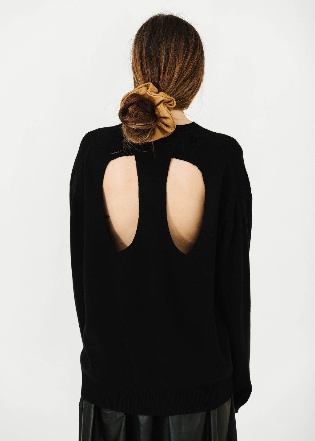 Tibi Anna Merino Wool Cut Out Racerback Pullover | Shop Tula