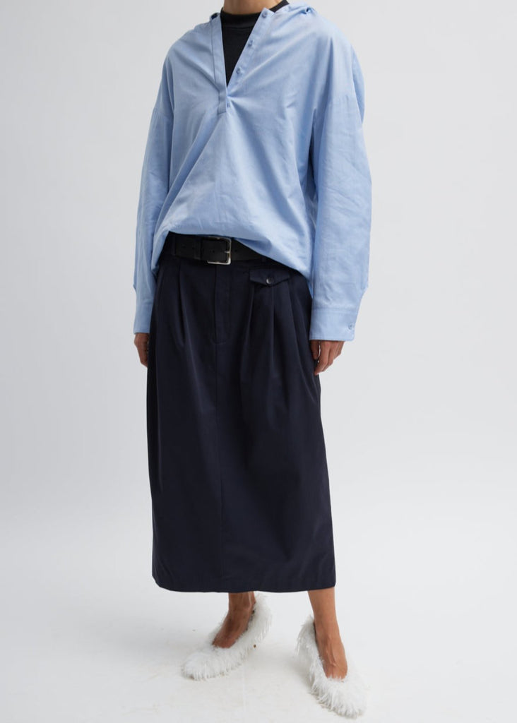 Tibi Bio Twill Triple Pleat Skirt | Tula's Online Boutique