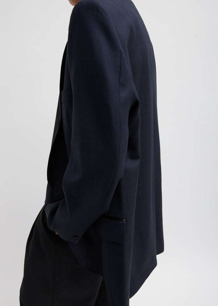 Tibi Birdseye Tuxedo Jacket | Tula's Online Boutique