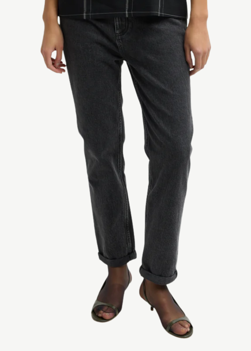 Tibi Black Denim Willem Jean | Shop Tula
