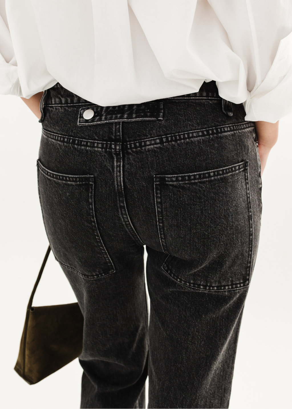 Tibi Black Denim Willem Jean | Shop Tula