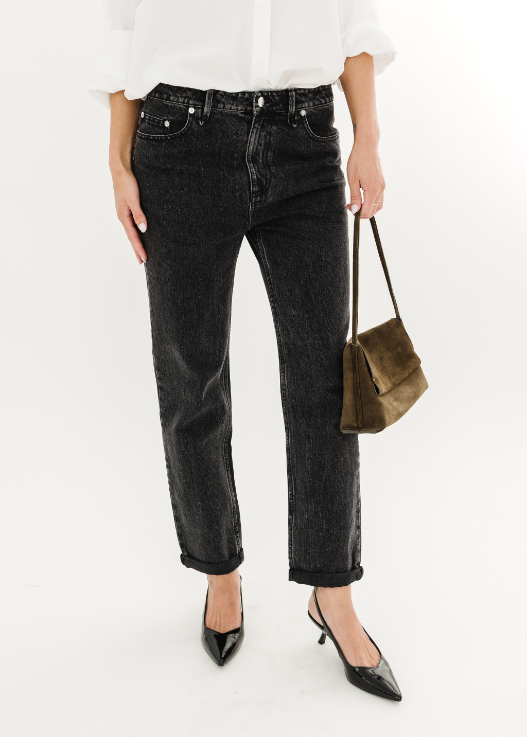 Tibi Black Denim Willem Jean | Shop Tula