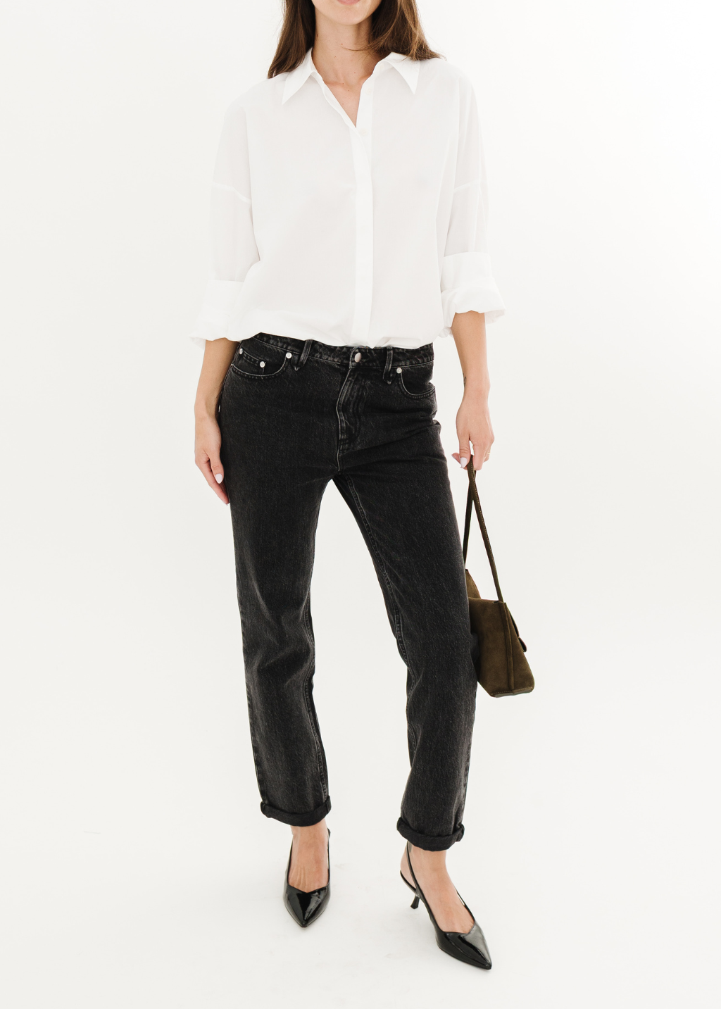Tibi Black Denim Willem Jean | Shop Tula