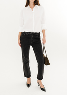 Tibi Black Denim Willem Jean | Shop Tula