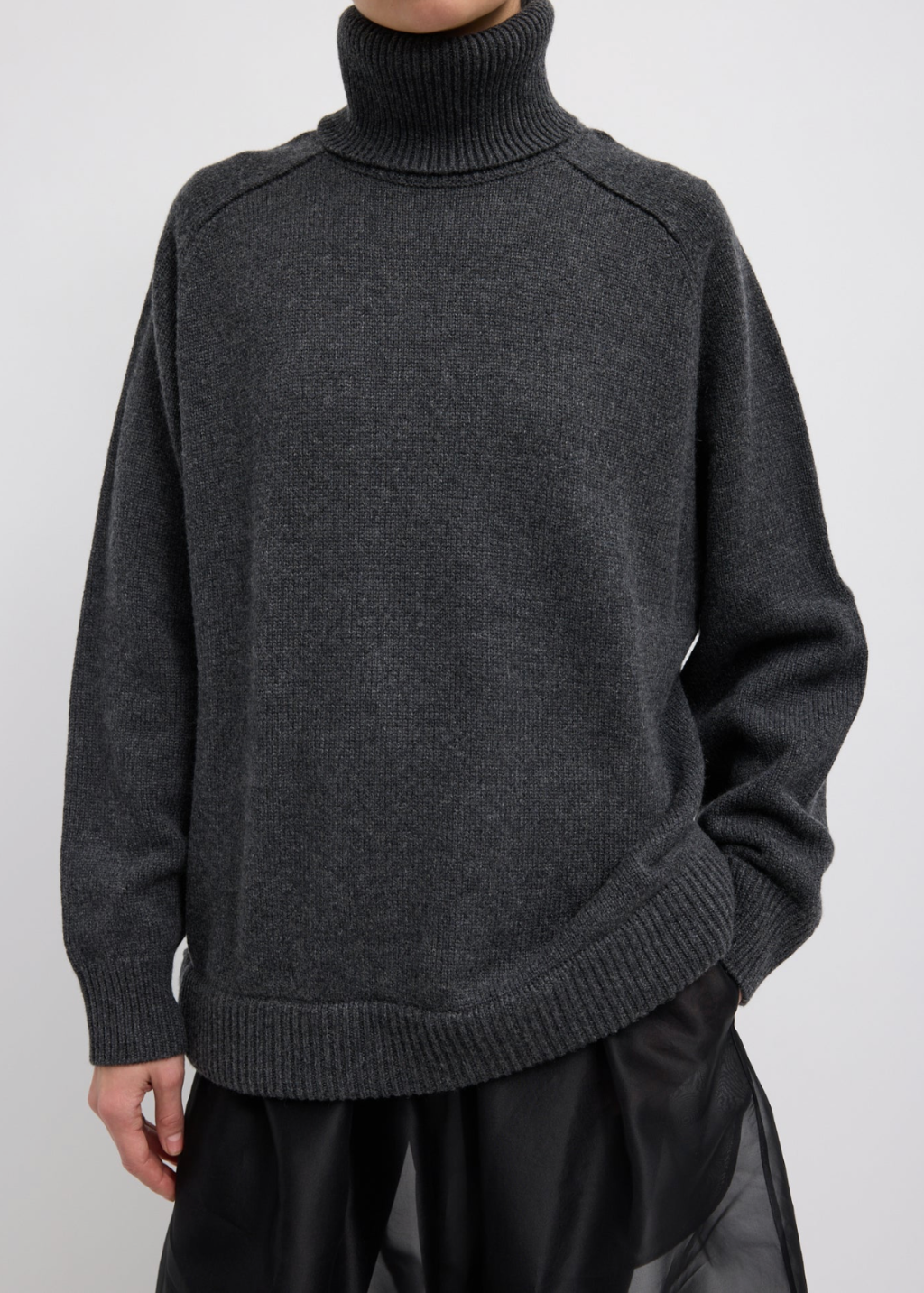 Tibi Cashmere Sweater TNeck Oversized Pullover | Shop Tula