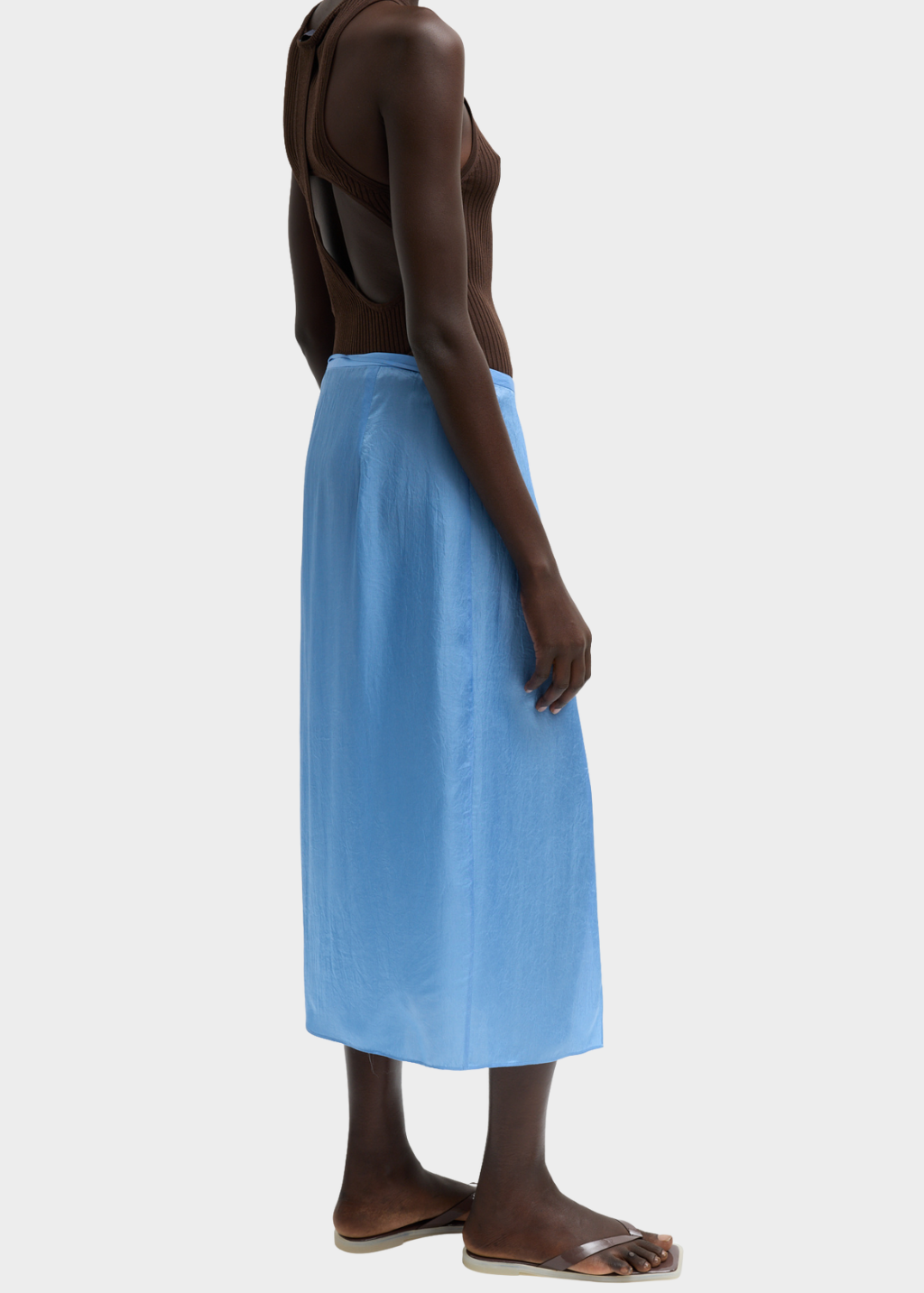 Tibi Crinkle Slip Skirt | Shop Tula