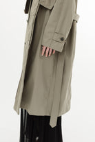 Tibi Double Collar Frank Trench | Shop Tula