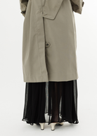 Tibi Double Collar Frank Trench | Shop Tula