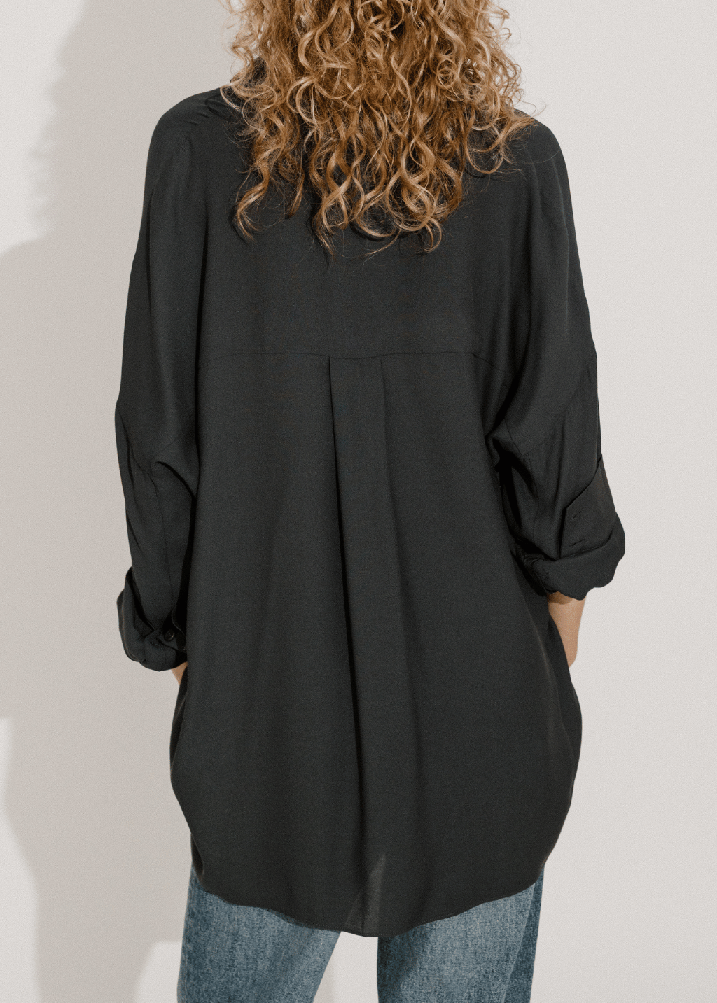 Tibi Feather Weight Eco Crepe Oversized Shirt | Shop Tula