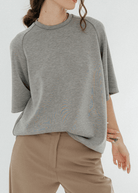 Tibi Feather Weight Neoprene Baseball T | Shop Tula