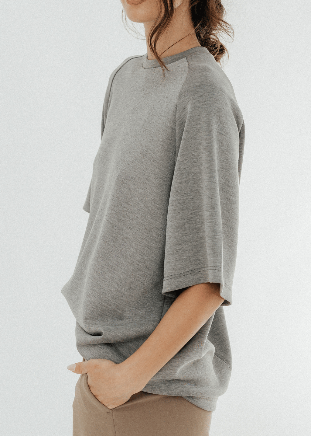 Tibi Feather Weight Neoprene Baseball T | Shop Tula
