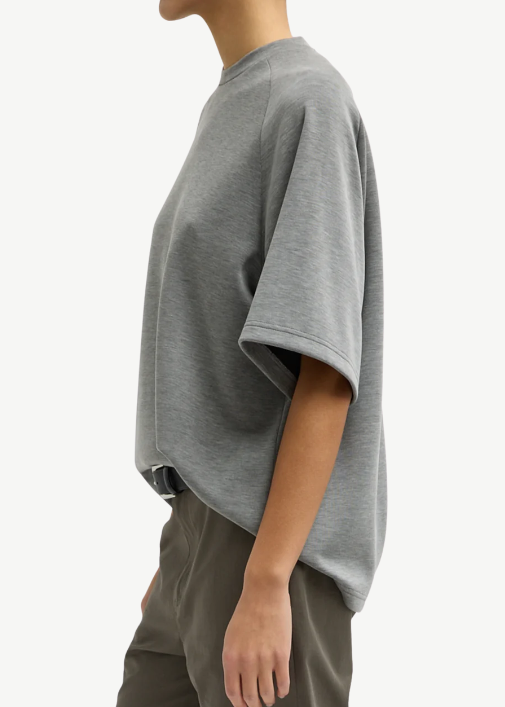Tibi Feather Weight Neoprene Baseball T | Shop Tula
