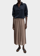 Tibi Feather Weight Pleated Pull On Skirt | Shop Tula