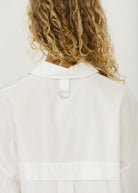 Tibi Gabe Shirt in White | Shop Tula