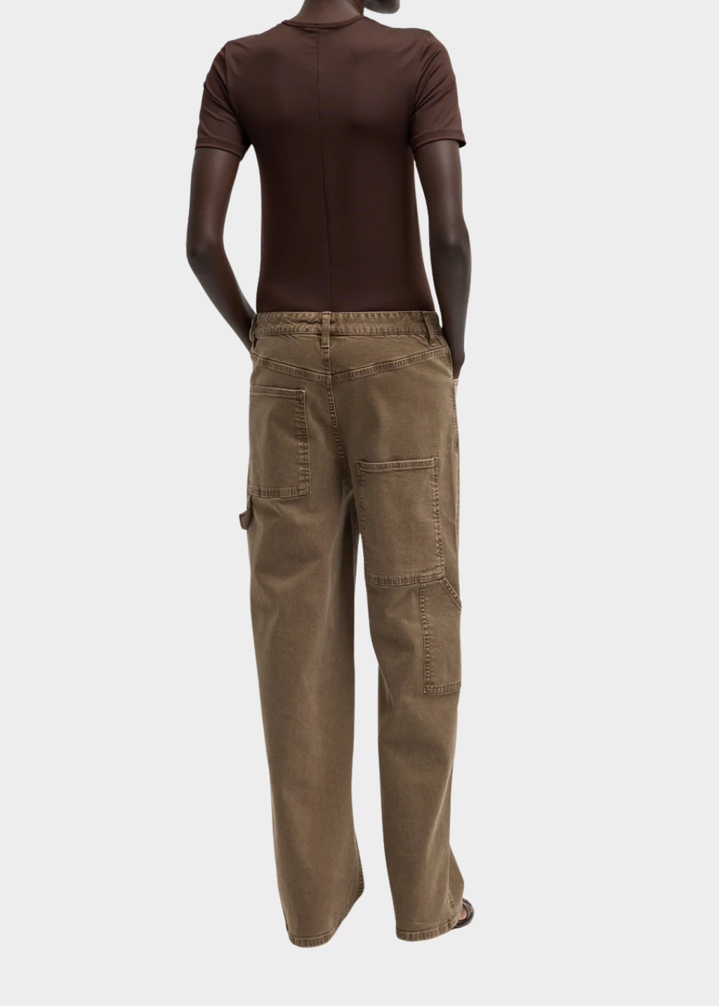 Tibi Garment Wash Slouchy Carpenter Jean | Shop Tula