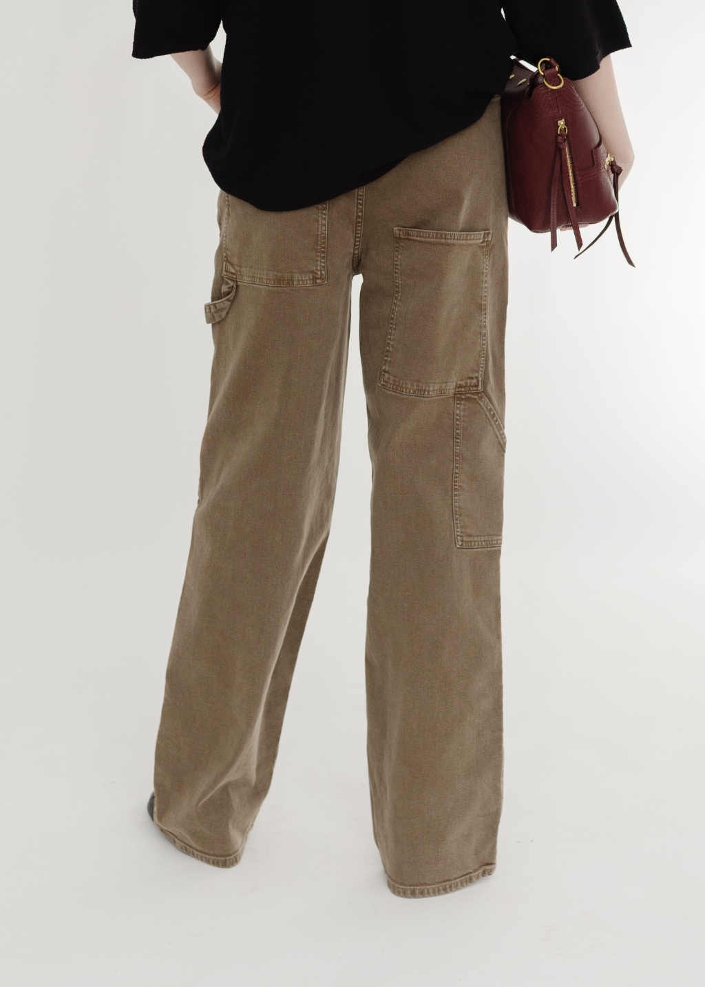 Tibi Garment Wash Slouchy Carpenter Jean | Shop Tula