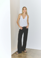 Tibi Isaac Pant in Black | Shop Tula