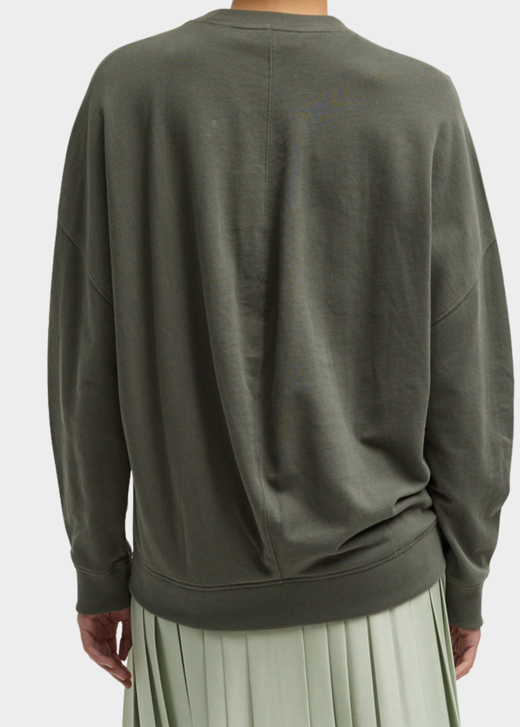 Tibi Light Weight Sweatshirting Crewneck Sweatshirt | Shop Tula