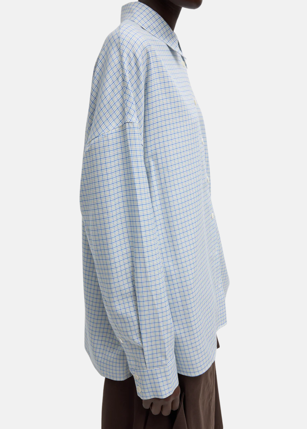 Tibi Linus Check Oversized Shirt | Shop Tula