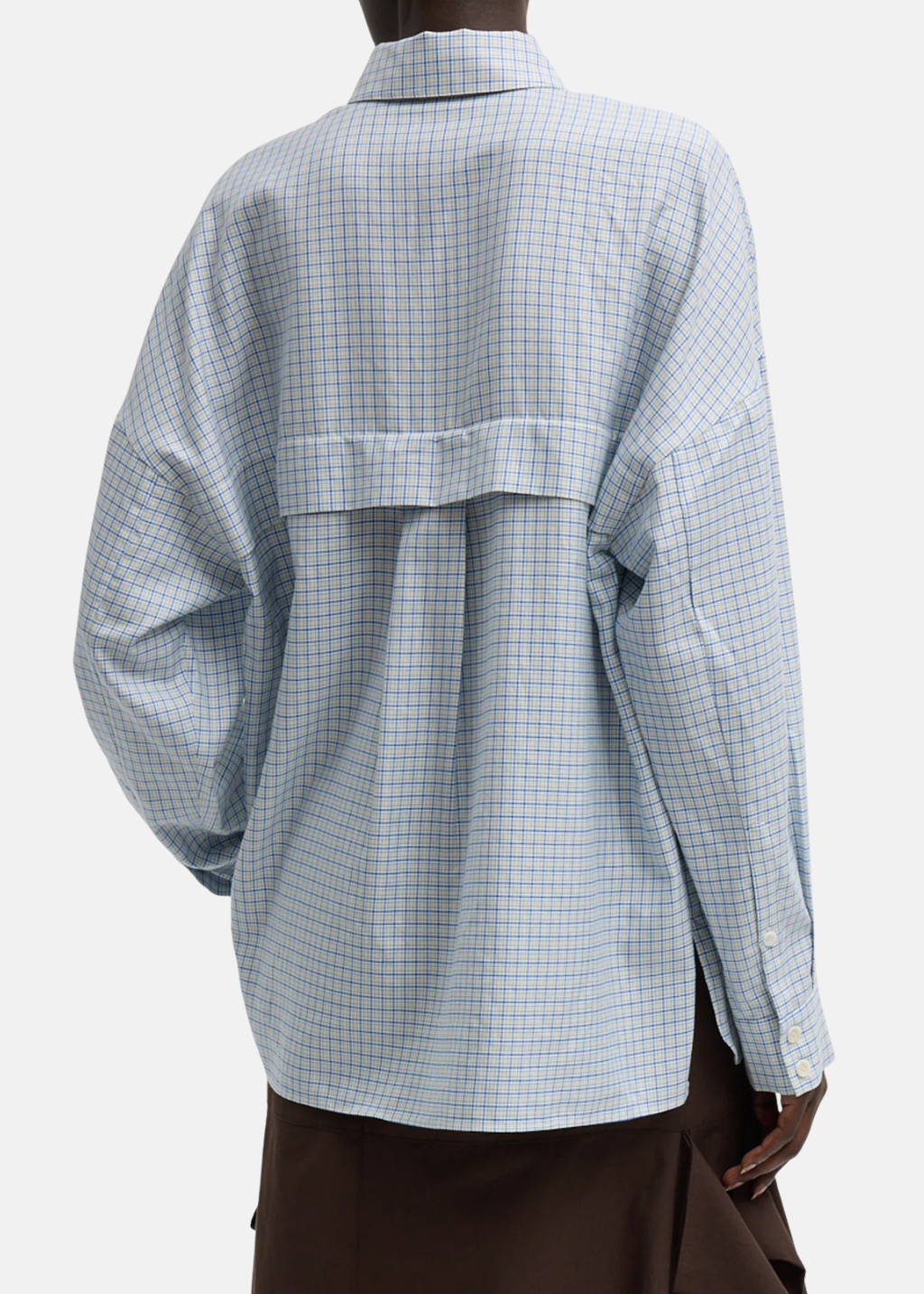 Tibi Linus Check Oversized Shirt | Shop Tula