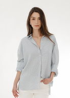 Tibi Linus Check Oversized Shirt | Shop Tula