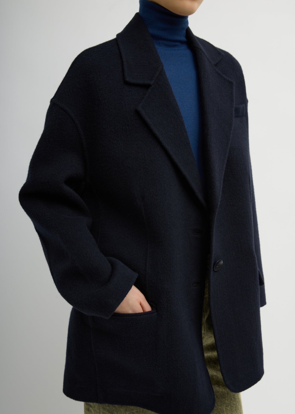 Tibi Luxe Wool Angora Liam Blazer | Shop Tula