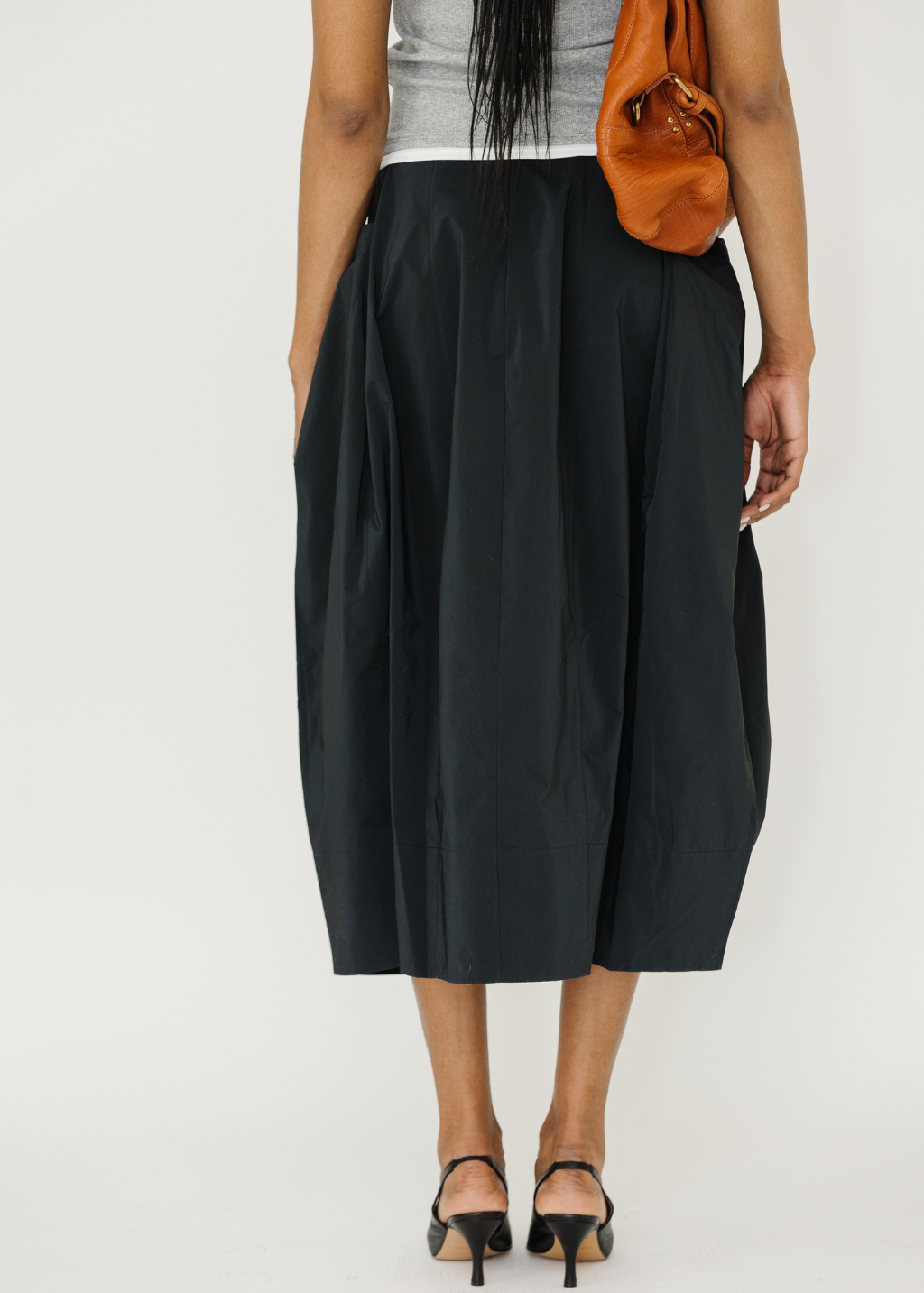 Tibi Nylon Lantern Skirt | Shop Tula