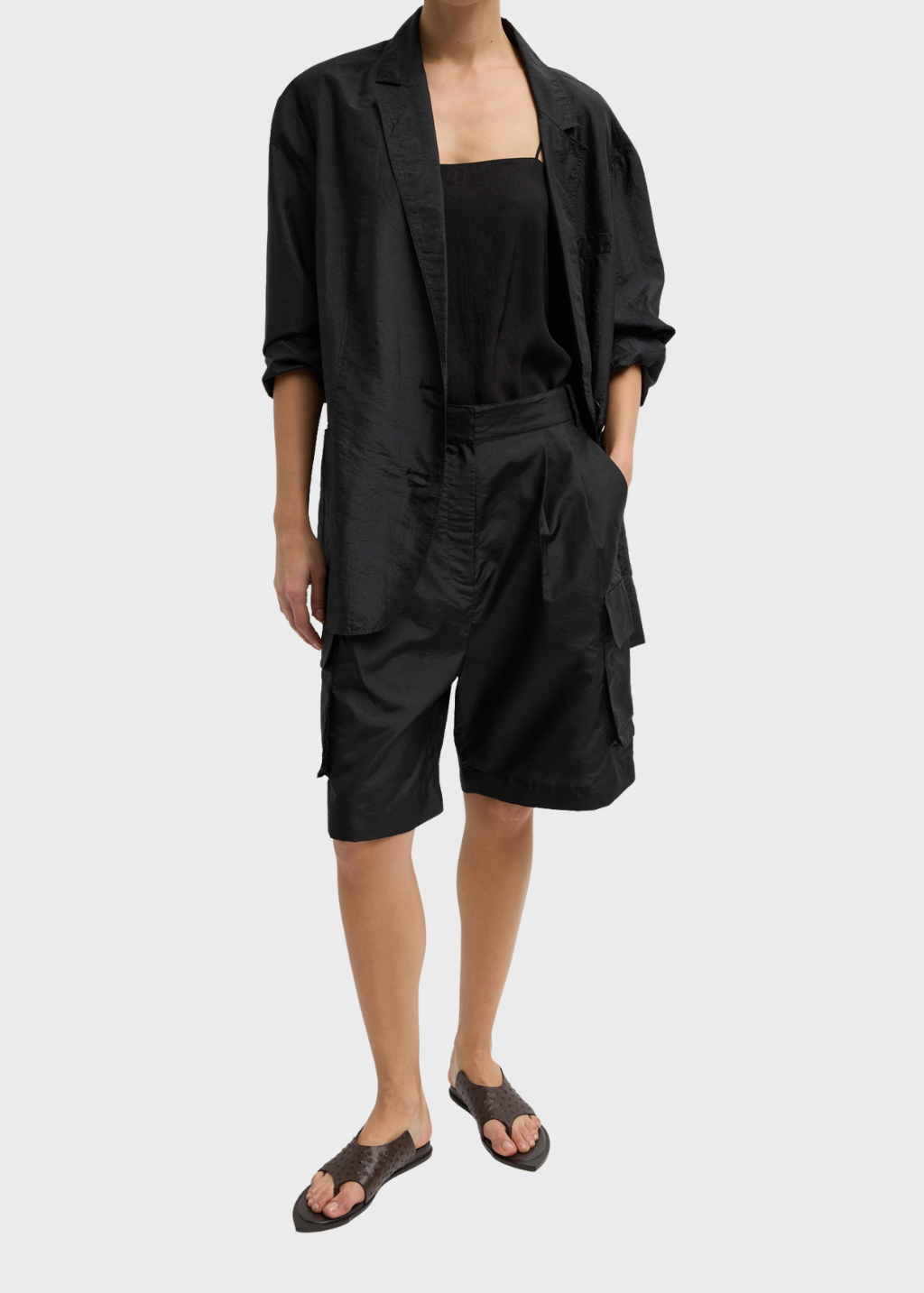 Tibi Nylon Stella Short | Shop Tula