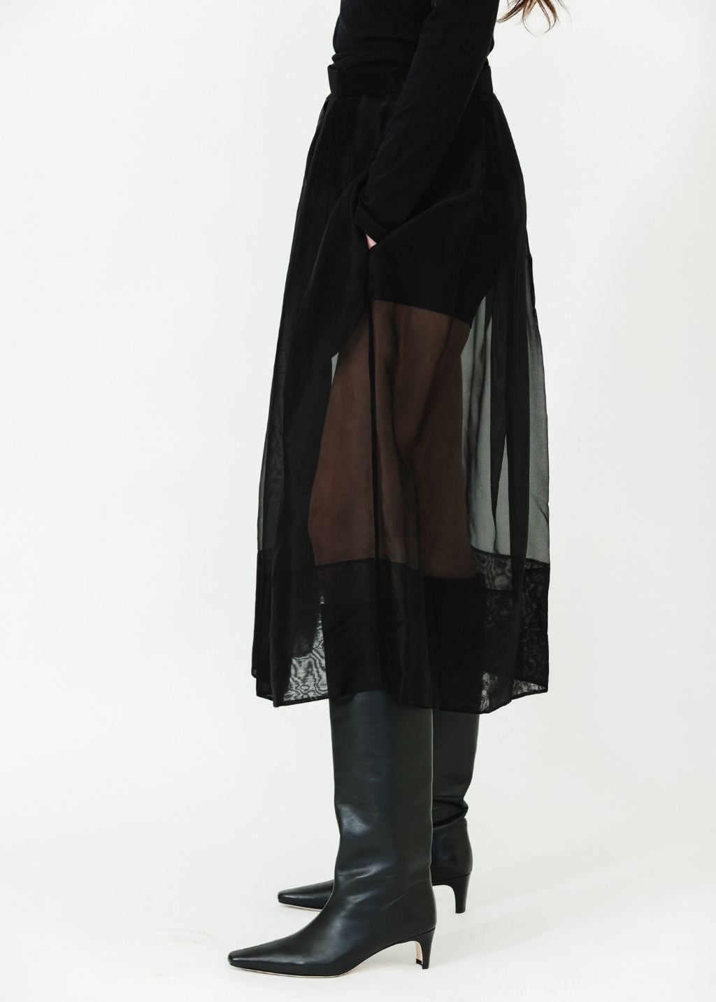 Tibi Organza Full Skirt Side | Shop Tula